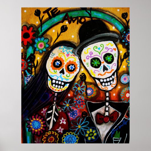 bruiloft DIA DE LOS MUERTOS Poster (Voorkant)