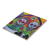 BRUILOFT DIA DE LOS MUERTOS TEGEL TEGELTJE (Zijkant)