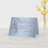 Bruiloft Diamanten Trouwjubileum Kaart (Gele Bloem)