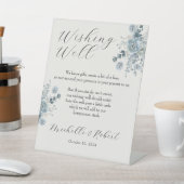 Bruiloft die goed wenst reclamebord met voetstuk (Insitu)