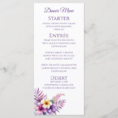 Bruiloft Diner en Bar Menu-Island Romance Menu (Voorkant)