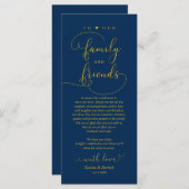 Bruiloft diner, plaats instelling dank u kaart (Voorkant / Achterkant)