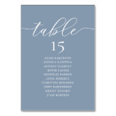 Bruiloft Diner, Romance Gast Zitkaart, Kaart (Achterkant)