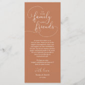 Bruiloft Dinner Place Instelling Dank u Kaart (Voorkant)