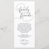 Bruiloft Dinner Place Instelling Dank u Kaart (Voorkant)