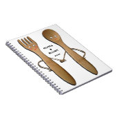 Bruiloft douche cadeau notitieboek (Rechterzijde)