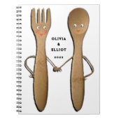 Bruiloft douche cadeau notitieboek (Voorkant)