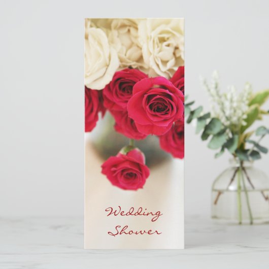 Bruiloft douche kaart (Staand voorkant)