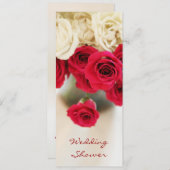 Bruiloft douche kaart (Voorkant / Achterkant)