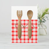 Bruiloft douche kaart (Staand voorkant)