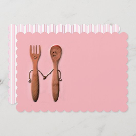 bruiloft douche kaart (Voorkant / Achterkant)