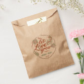 Bruiloft douche laat liefde groeien succulent Plan Bedankzakje (Gezegeld)