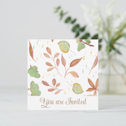 Bruiloft Douche uitnodiging (Staand voorkant)