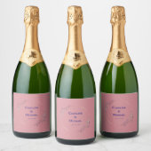Bruiloft Drinken Fles Label Set Sparkling Wijnetiket (Flessen)