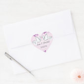 Bruiloft duif Stickers (Envelop)