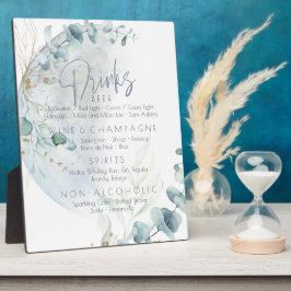 bruiloft | Dusty Blue Over the Moon in Love Fotoplaat