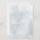 bruiloft | Dusty Blue Over the Moon in Love Kaart (Achterkant)