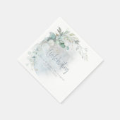 bruiloft | Dusty Blue Over the Moon in Love Servet (Hoek)