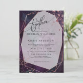 BRUILOFT | Dusty Plum Paars Jaspé (Staand voorkant)