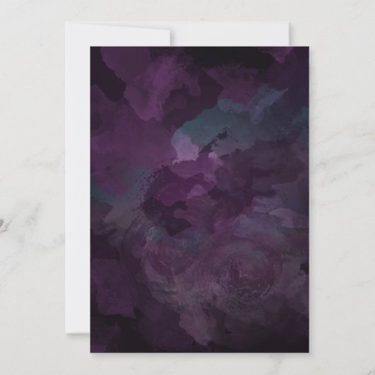 BRUILOFT | Dusty Plum Paars Jaspé (Achterkant)