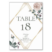 BRUILOFT | Dusty Roos Blush Waterverf Floral Kaart (Voorkant)