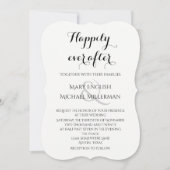 Bruiloft Eenvoudig Elegant Gelukkig Elke Na Kaart (Voorkant)