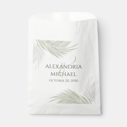 Bruiloft Eenvoudig Snoep Gunsten Minimalistische P Bedankzakje (Voorkant)