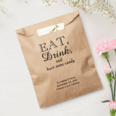 Bruiloft Eet, Drink en heb wat Snoep Buffet Bedankzakje (Gezegeld)
