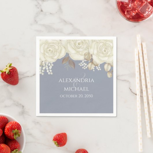 Bruiloft Elegant Boho Floral Servet (Insitu)