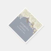 Bruiloft Elegant Boho Floral Servet (Hoek)