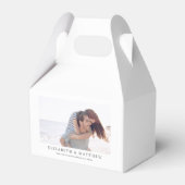 bruiloft | Elegant Modern Custom Photo Bedankdoosjes (Voorkant Zijde)