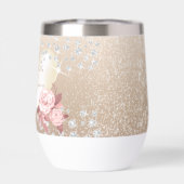 Bruiloft Elegant Roos Goud (Achterkant)