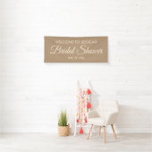 Bruiloft Elegant Script Bruids Bruiloft Welcome Spandoek (Insitu)