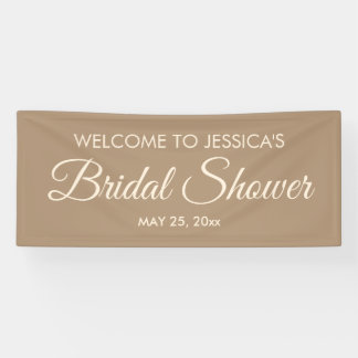 Bruiloft Elegant Script Bruids Bruiloft Welcome Spandoek