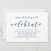 Bruiloft Elopement Feest, het is tijd om te vieren Kaart (Voorkant)