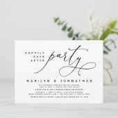 Bruiloft Elopement gelukkig ooit na feest Kaart (Staand voorkant)