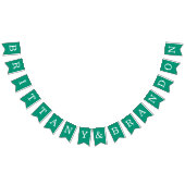 Bruiloft Emerald Groen Eenvoudige bruid en bruideg Vlaggetjes (Alle)