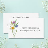 Bruiloft en Evenementenplanner Wildflower Visiteka Visitekaartje