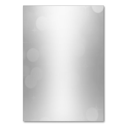 Bruiloft Escort Kaart Silver Vul later in (Achterkant)