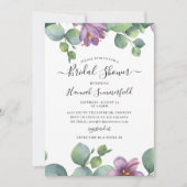Bruiloft Eucalyptus Groene Bloemen Bloemstuk Kaart (Voorkant)