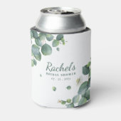 Bruiloft Eucalyptus Groene Bloemen Custom Blikjeskoeler (Blikje Achterkant)