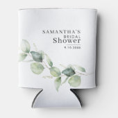 Bruiloft Eucalyptus Minimalistisch Blikjeskoeler (Voorkant)