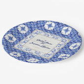 Bruiloft Europese landelijke boerderij Papieren Bordje (Gekanteld)