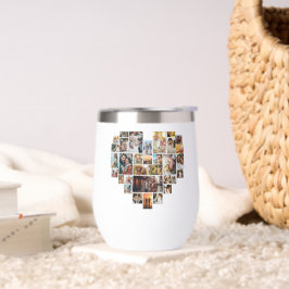 Bruiloft Familie Jubileum Hart Foto Collage