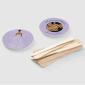 Bruiloft fan Prinses gedicht Handwaaier (Niet-gemonteerd)