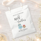 Bruiloft Favor Bag - We gaan samen Cookies & Milk Bedankzakje (Geknipt)