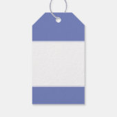 Bruiloft Favor Gift Labels Monogrammed Custom Colo Cadeaulabel (Achterkant)