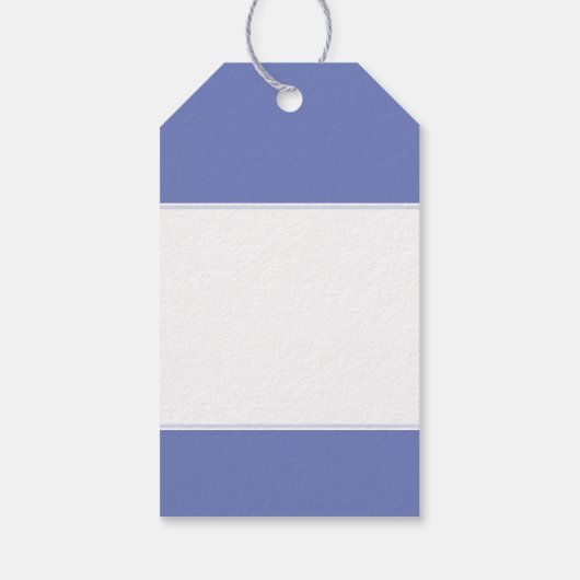 Bruiloft Favor Gift Labels Monogrammed Custom Colo Cadeaulabel (Achterkant)