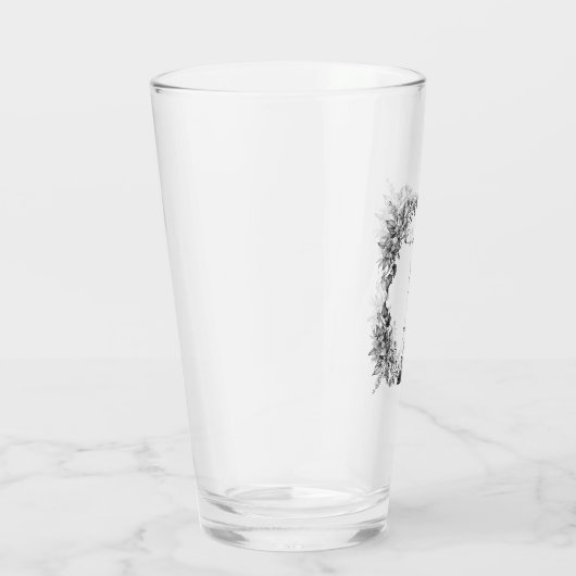 Bruiloft Favor Glas Romantisch (Rechts)