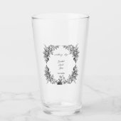 Bruiloft Favor Glas Romantisch (Voorkant)
